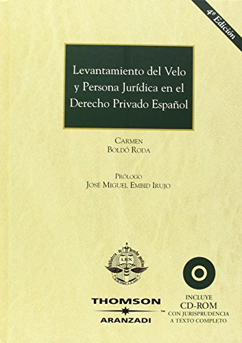 Imagen de archivo de Levantamiento del Velo y Persona Jurdica en el Derecho Privado Espao a la venta por Iridium_Books