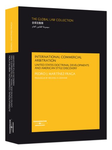 9788483555279: International Commercial Arbitration - United States Doctrinal Developments and American Style Discovery