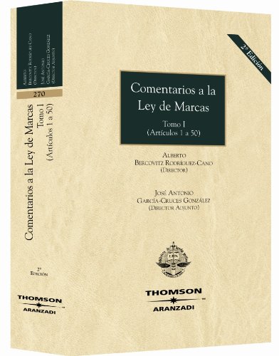 9788483557068: Comentarios a la Ley de Marcas. Tomos I y II (Gran Tratado) (Spanish Edition)