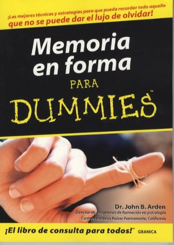 Stock image for Memoria en forma para dummies for sale by Librera Prez Galds