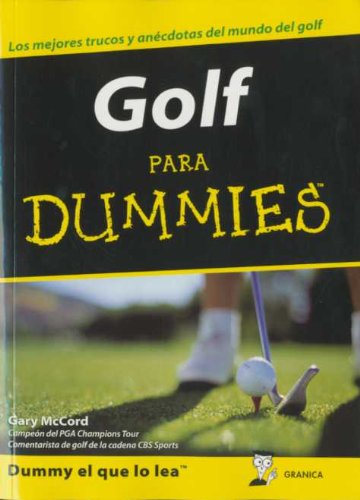 9788483580882: Golf para dummies