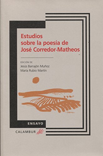 Beispielbild fr Estudios sobre la Poesa de Jos Corredor-matheos. zum Verkauf von Hamelyn