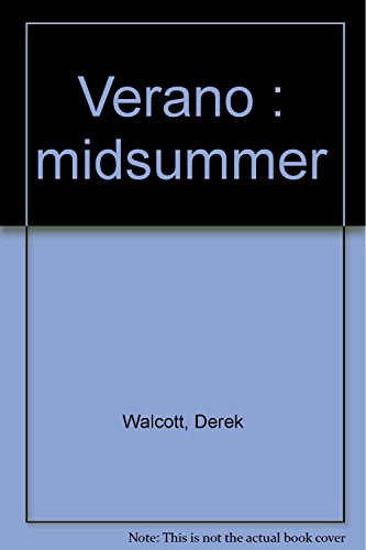 Imagen de archivo de Verano (La rama dorada -Poesía-) [Hardcover] Walcott, Derek and Araguas, Vicente a la venta por Releo