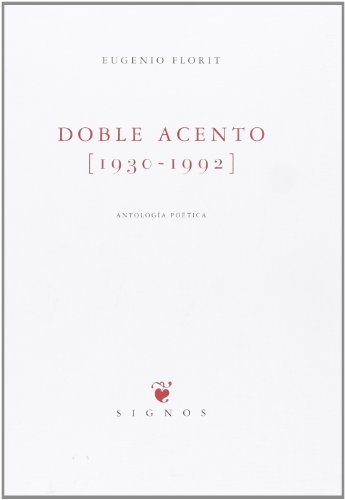 9788483743102: Doble acento (1930-1992)