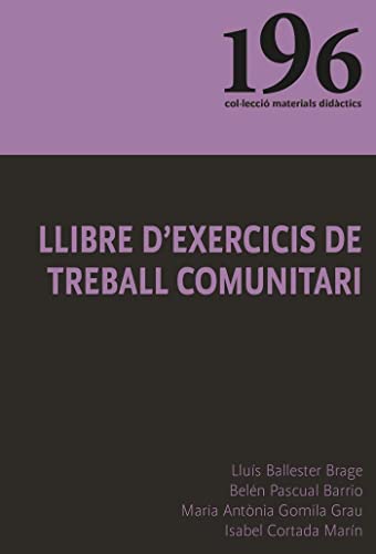 Beispielbild fr Llibre d?Exercicis de Treball Comunitari zum Verkauf von AG Library