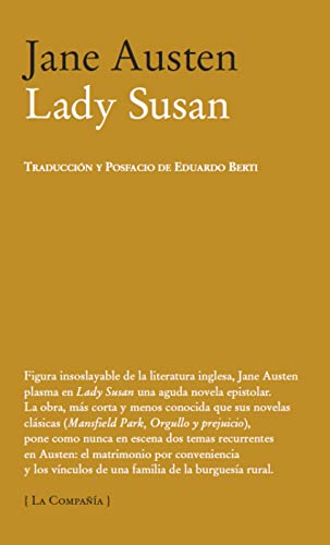 9788483930687: Lady Susan: 1 (La Compaa)