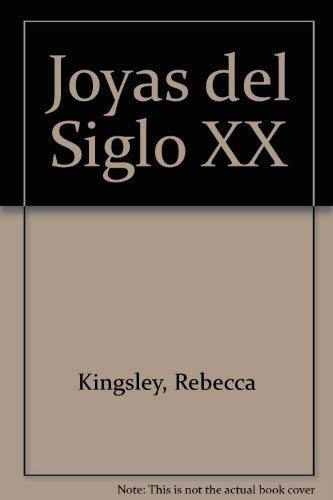 Beispielbild fr Joyas Del Siglo XX (Spanish Edition) zum Verkauf von HPB Inc.