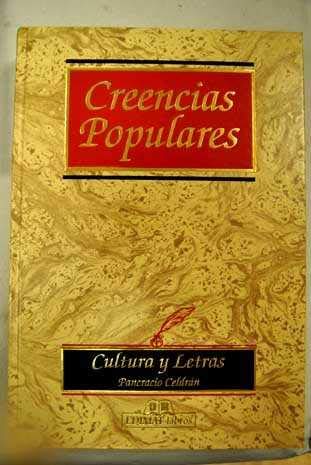 Stock image for creencias populares cartone celdran pancracio papel for sale by DMBeeBookstore