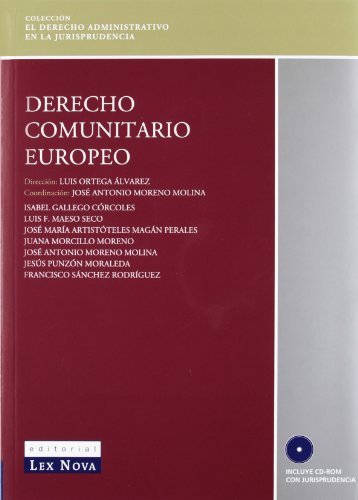 Imagen de archivo de Derecho comunitario europeo a la venta por MARCIAL PONS LIBRERO