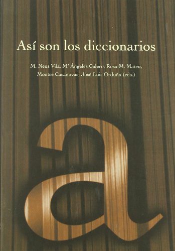 Imagen de archivo de AS SON LOS DICCIONARIOS. a la venta por Zilis Select Books