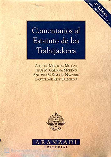 9788484107194: Comentarios al estatuto de los trabajadores