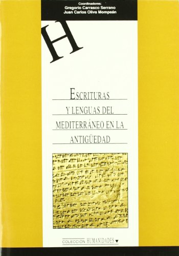 Imagen de archivo de ESCRITURAS Y LENGUAS DEL MEDITERRANEO EN LA ANTIGUEDAD a la venta por Prtico [Portico]