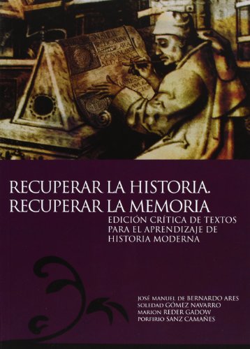 Beispielbild fr RECUPERAR LA HISTORIA. RECUPERAR LA MEMORIA. zum Verkauf von Zilis Select Books