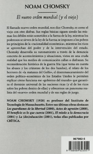 El nuevo orden mundial: (y el viejo) (9788484323051) by Chomsky, Noam