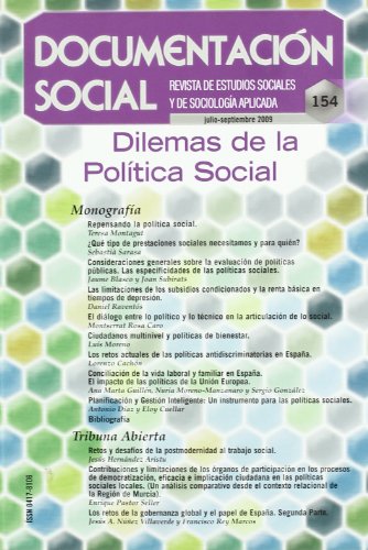 Imagen de archivo de Documentacion Social 154/dilemas de La. a la venta por Hamelyn