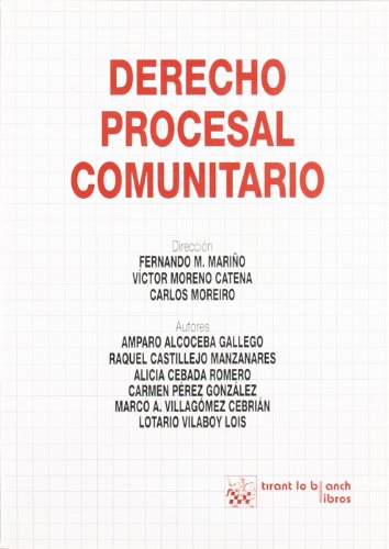 Stock image for DERECHO PROCESAL COMUNITARIO. for sale by Iridium_Books