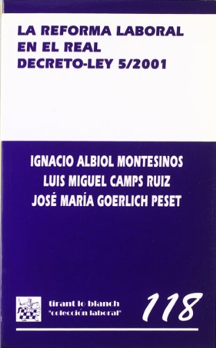 Stock image for La reforma laboral en el real decretoIgnacio Albiol Montesinos/Luis M for sale by Iridium_Books