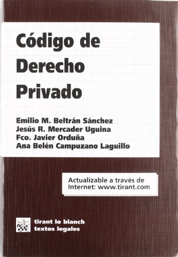 Imagen de archivo de Cdigo de Derecho Privado (Ed., 2001) a la venta por Iridium_Books