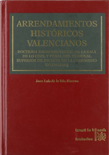 Imagen de archivo de Arrendamientos historicos valencianos a la venta por MARCIAL PONS LIBRERO