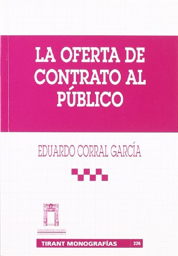 Stock image for La oferta de contrato al pblico for sale by Iridium_Books