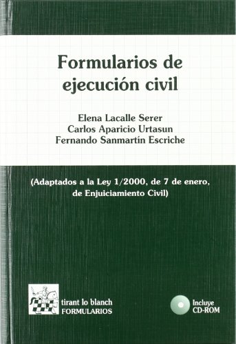 Stock image for FORMULARIOS DE EJECUCION CIVIL. for sale by Iridium_Books