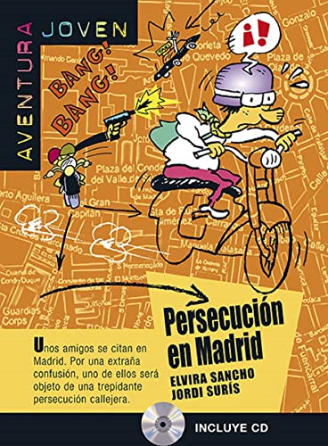 Stock image for Aventura Joven: Persecucion en Madrid + audio CD (A1) (Aventura joven Nivel A1) for sale by WorldofBooks