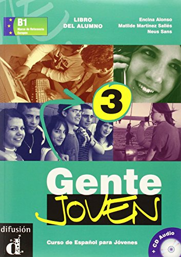 Imagen de archivo de Gente Joven 3 Libro del alumno + CD (ELE NIVEAU SCOLAIRE TVA 5,5%) (Spanish Edition) a la venta por SecondSale