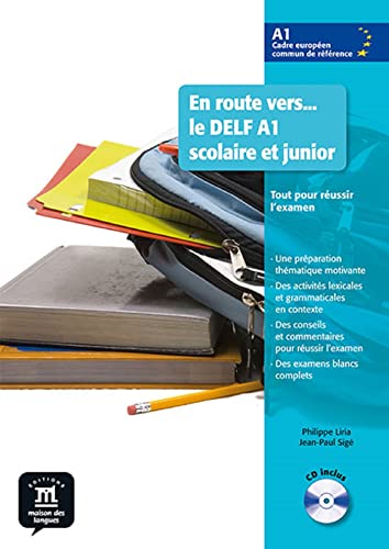 EN ROUTE VERS LE DELF SCOLAIRE ET JUNIOR A1 LIVRE DE L ÉLÈVE + CD