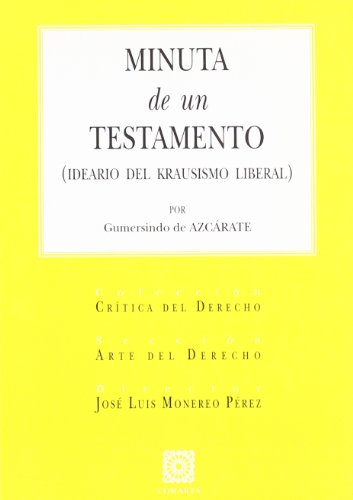 9788484448327: MINUTA DE UN TESTAMENTO (SIN COLECCION)