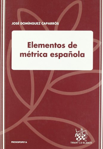 9788484564034: Elementos de mtrica espaola