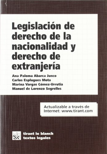 Imagen de archivo de Legislacin de Derecho de la NacionalAna Paloma Abarca Junco; Carlos a la venta por Iridium_Books