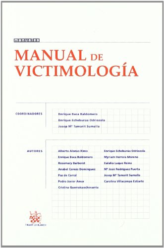 Imagen de archivo de Manual de victimologa a la venta por medimops