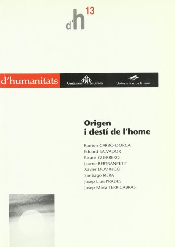 Imagen de archivo de ORIGEN I DEST DE L'HOME a la venta por Siglo Actual libros