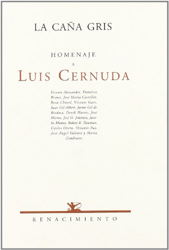 9788484720546: Homenaje a Luis Cernuda: La Caa Gris n 6, 7 y 8 (Valencia, Otoo, 1962)
