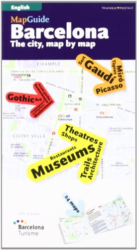 9788484783688: MapGuide Barcelona: The city, map by map (Guia)