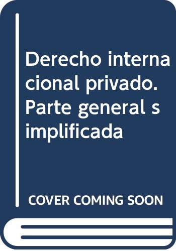 Imagen de archivo de Derecho internacional privado. Parte general simplificada a la venta por MARCIAL PONS LIBRERO