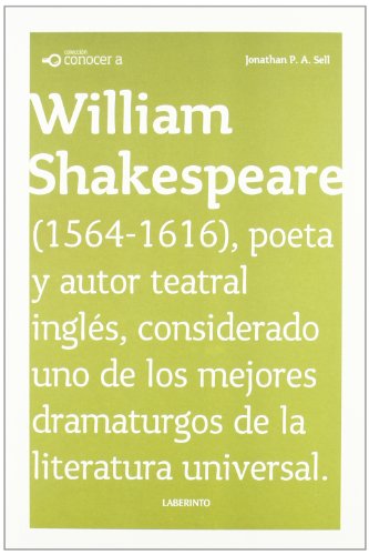 Stock image for Conocer a William Shakespeare (Spanish Edition) for sale by The Book Bin