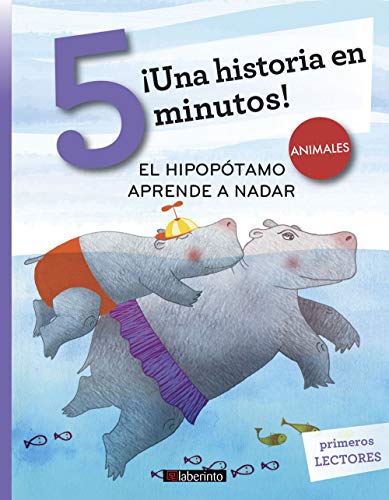 9788484839644: Una historia en 5 minutos! El hipoptamo aprende a nadar: 11 (Tres pasos)