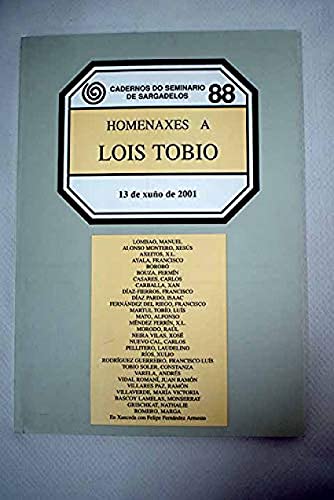 Stock image for Homenaxes a Lois Tobo for sale by Iridium_Books