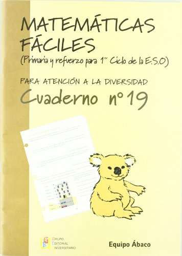 Beispielbild fr MATEMATICAS FACILES 19 (CUAD.PRIMARIA-ESO) REFUERZ zum Verkauf von Antrtica