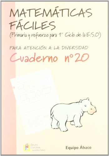 Imagen de archivo de MATEMATICAS FACILES 20 (CUAD.PRIMARIA-ESO) REFUERZ a la venta por Antrtica