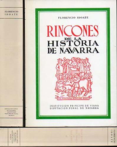 Imagen de archivo de RINCONES DE LA HISTORIA DE NAVARRA. 3 vols. a la venta por Collina Books