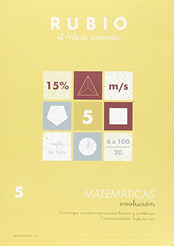Beispielbild für Cuad. matematicas 5 - evolucion Rubio zum Verkauf von medimops