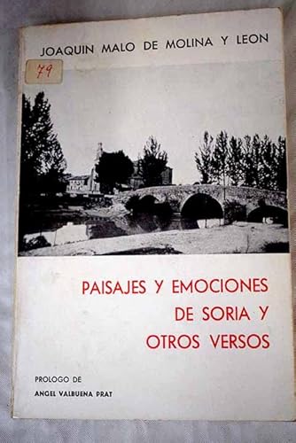 Stock image for PAISAJES Y EMOCIONES DE SORIA Y OTROS VERSOS for sale by Librera Races