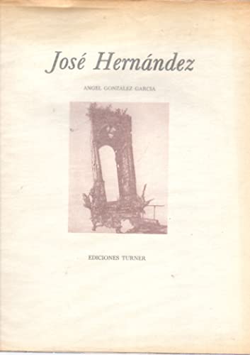 Beispielbild fr Jos Hernndez. zum Verkauf von Librera PRAGA