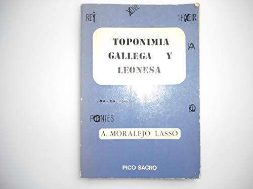 9788485170203: Toponimia gallega y leonesa (Biblioteca de bolsillo Pico Sacro ; 14) (Spanish Edition)