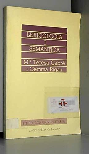 Beispielbild fr Lexicologia i semantica . zum Verkauf von Ganymed - Wissenschaftliches Antiquariat