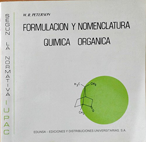Imagen de archivo de Formulacion y nomenclatura quimica organica a la venta por PIGNATELLI