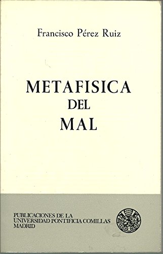 Beispielbild fr Metafsica del mal zum Verkauf von AG Library