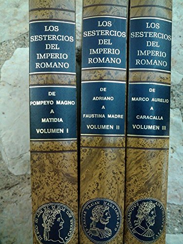 9788485329205: Los sestercios del imperio romano, 3 Volumes